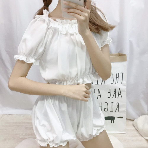 Harajuku Lace Lantern Pajamas Set