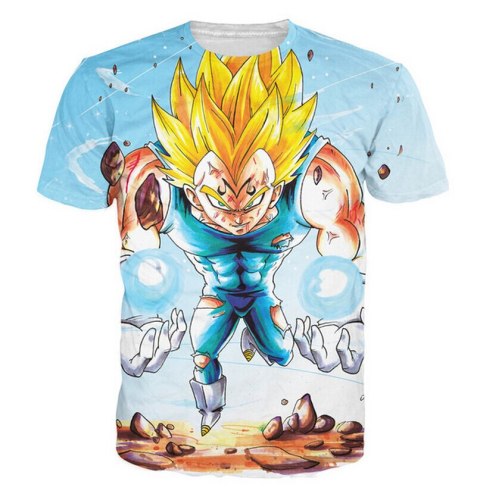 Majin Vegeta T Shirt Dragon Ball Z Cartoon T Shirt Women Men Character Cartoon Tees Harajuku Style Tops Shirts 24 Style R2294