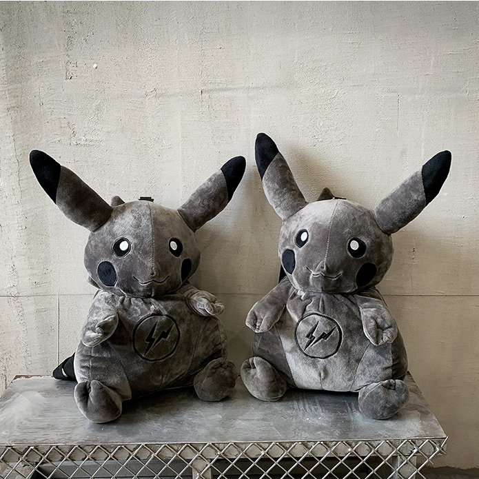 black pikachu plush