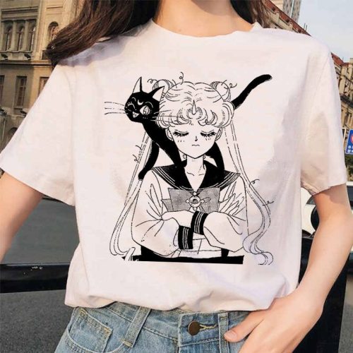 Sailor Moon 90s funny T Shirt