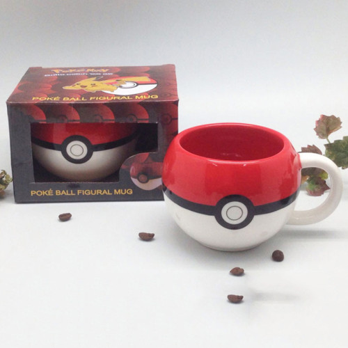 320mL Pokemon Go Poke Ball Pikachu Coffee Mug