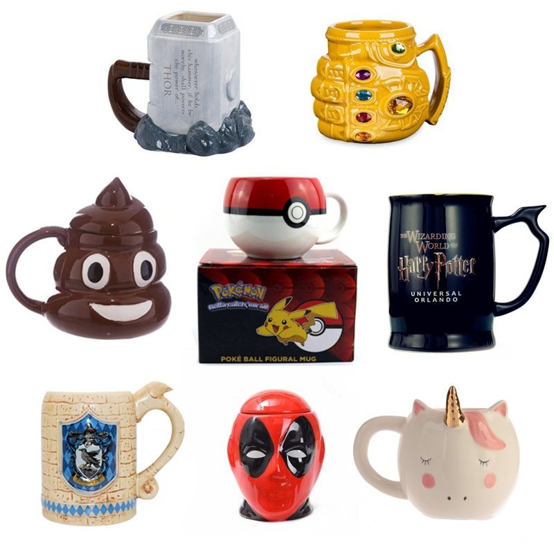 New 3d Marvel Harry Coffee Potter Mug Avengers Unicorn Tea Cup And