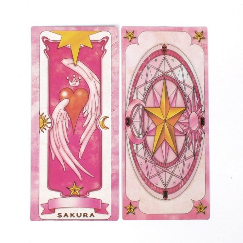 55pcs Anime Cosplay Card Captor Sakura Kinomoto Clow Cards Tarot Shadowscapes tarot (таро мыса теней). usd
