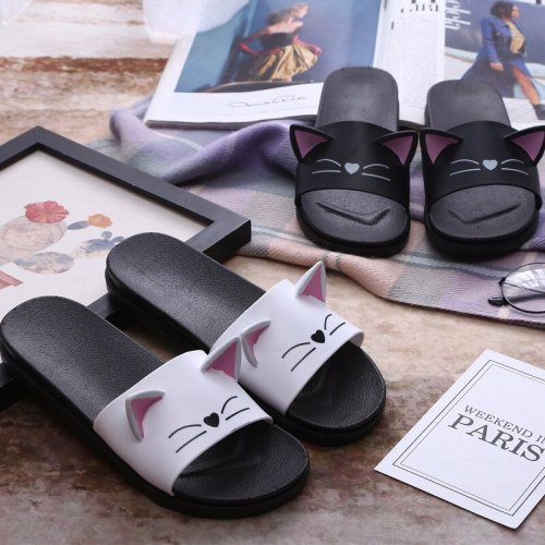Kawaii Cat Cosplay Slipper Indoor Outdoor Beach Shoes