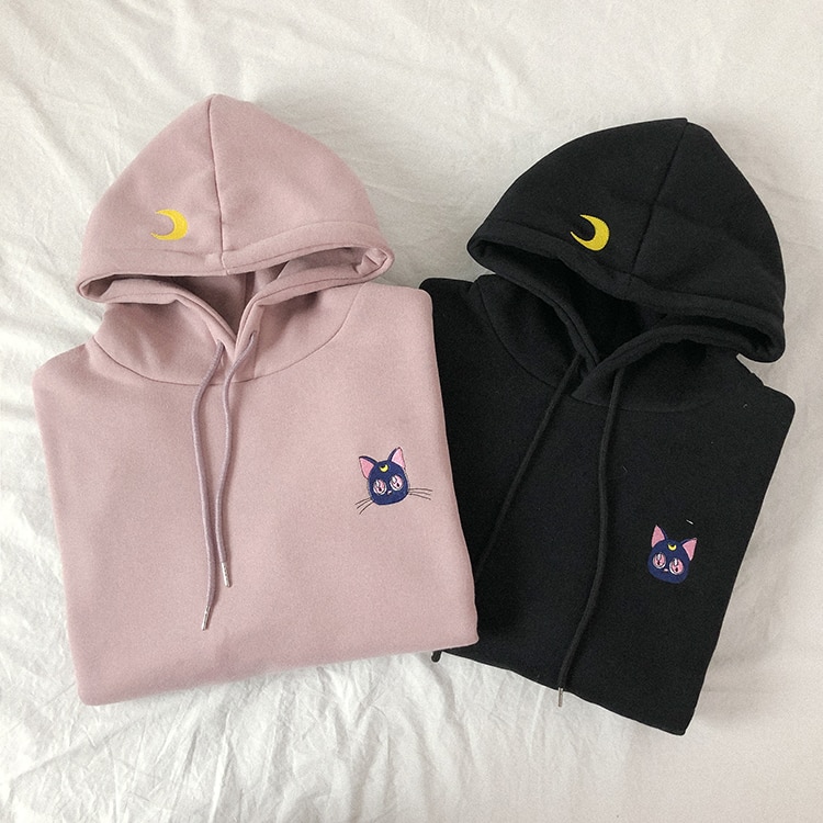 kawaii pink hoodie