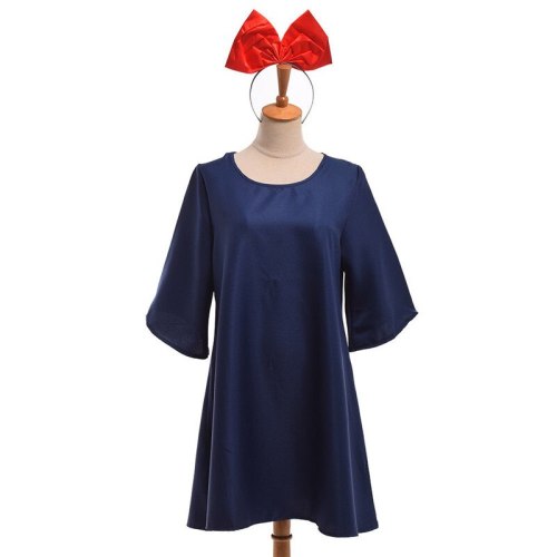 Anime Ghibli Kiki's Delivery Service Cosplay Costume Blue Dress Halloween Fancy Dress