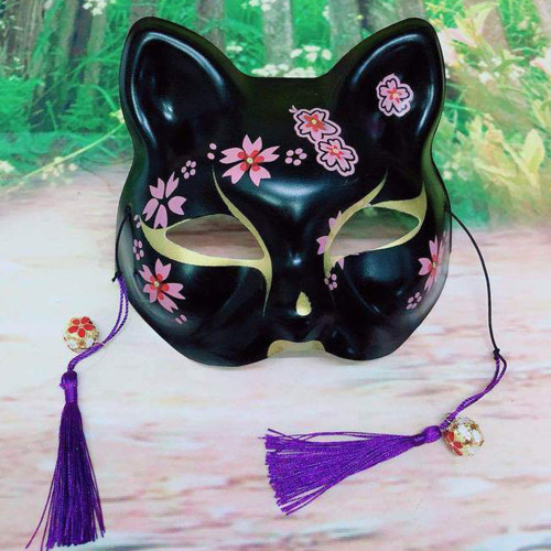 Japanese Cat Natsume Book of Friends Fox Half Face Animal Mask