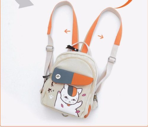Anime Natsume Yuujinchou Backpack Canvas Schoolbags