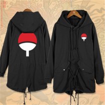Anime Cartoon NARUTO Sasuke Uchiha Itachi Sharingan Cosplay Costumes Cotton Hooded Coat