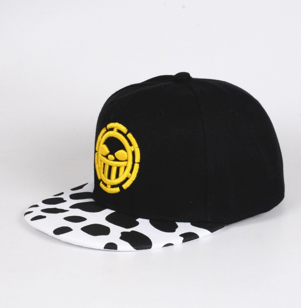 Anime One Piece Trafalgar Law Sign Skull Head Baseball Caps