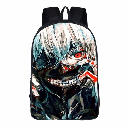 Japanese Anime Tokyo Ghoul Student Backpacks DIY Printing Cool School Student Bags