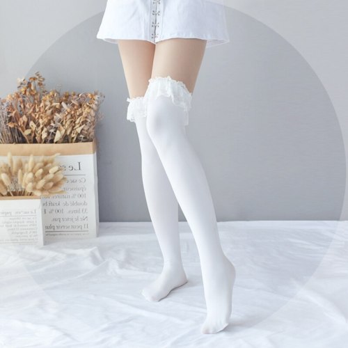 Sweet Strawberry Thigh High Stockings Japanese Kawaii Lolita Over Knee Socks 