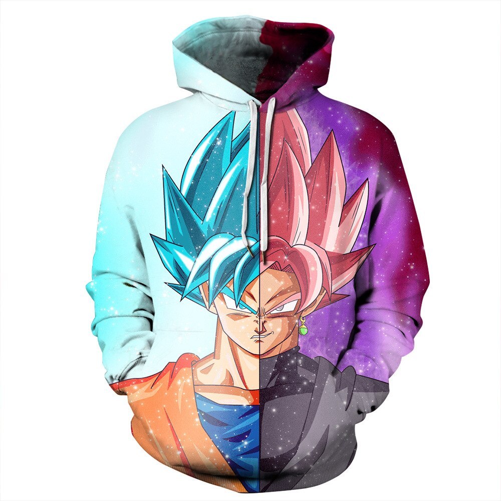 Japanese Anime Dragon Ball Z Naruto Bleach Couple Hoodies