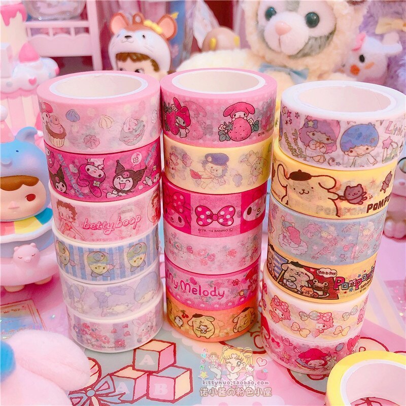 Cartoon My Melody Little Twin Stars Cinnamoroll Washi Tape Diy