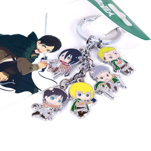 Anime One Piece Fate Grand Order Inuyasha Cosplay Metal Keychain Keyring Cartoon Car Bag Key Ring