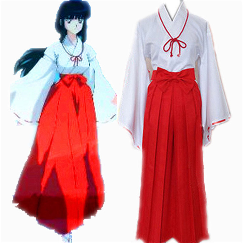 Get Wallpaper Anime Inuyasha Cosplay Costumes Red Japanese Kimono Higurashi For Android