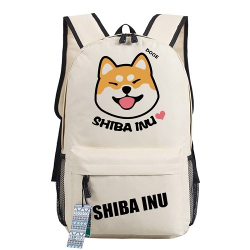 Buy Shiba Inu Doge Emoji Cute Backpack Smile Face Canvas School Bags Backpacks Moe Energy