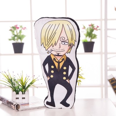 3D Vividly Anime Luffy Sanji Zoro Chopper Usopp Lifestyle One Piece Stuffed Toy Plush Pillow