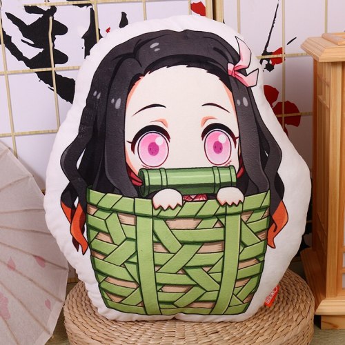 Anime Demon Slayer Kimetsu No Yaiba Kamado Nezuko Stuffed Cushion Pillow