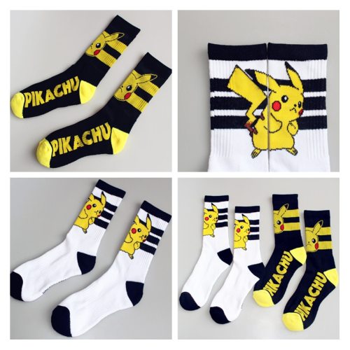 Anime Pokemon Go Kawaii Pikachu Cosplay Socks