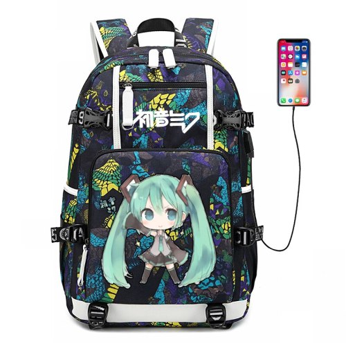 Hatsune Miku Cute Canvas Backpack