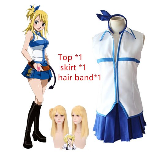 Fairy Tail Cosplay Uniforms Wig