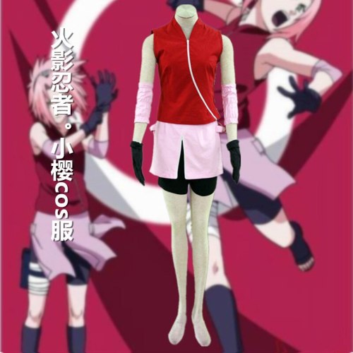 Naruto Haruno Sakura Costume Haruno Sakura Uniform
