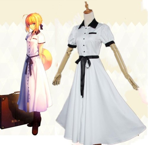 Fate/stay Night Arutoria Pendoragon White Dress