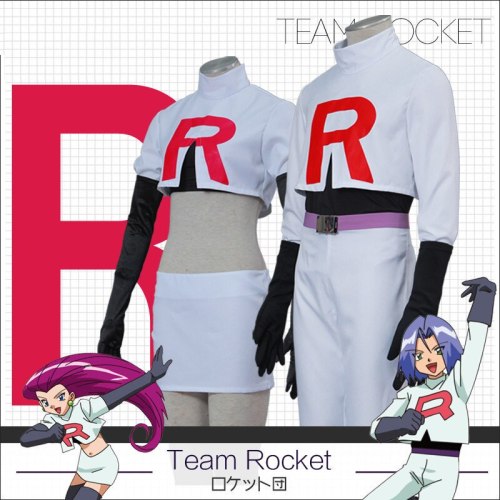 Pokemon Rocket Team Uniform Set