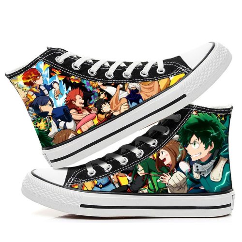 Anime My Hero Academia Cosplay Canvas Shoes