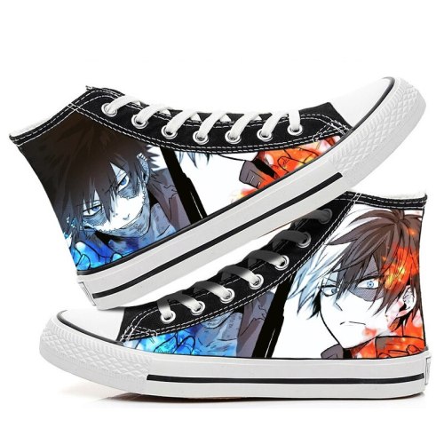Anime My Hero Academia Cosplay Canvas Shoes