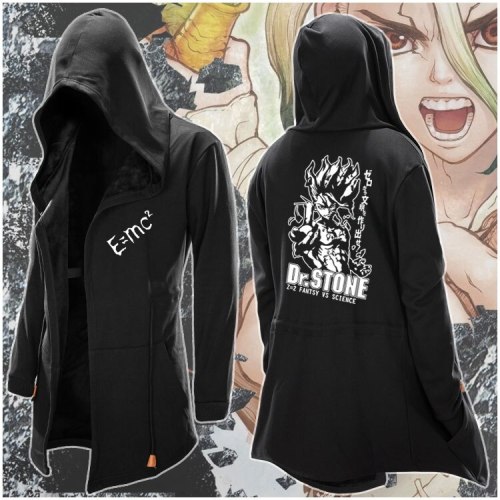 Dr Stone Ishigami Senku Long Sleeve Hoodie