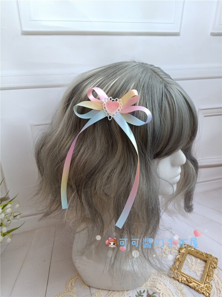 Cute Rabbit Bunny Ears Sweet Lolita Cosplay Princess Hairpin Hair Accessory 