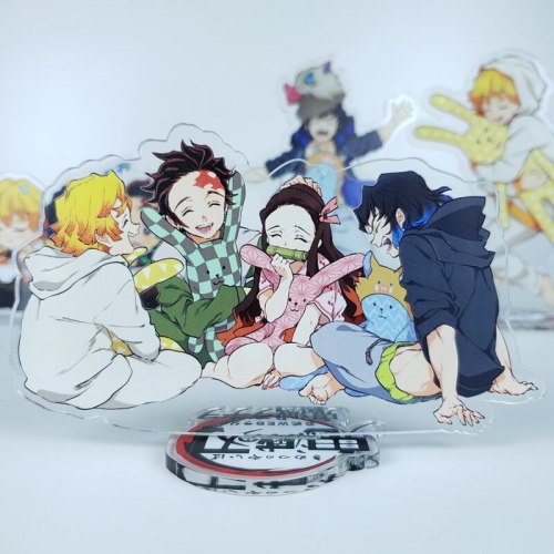 Anime Demon Slayer Kimetsu No Yaiba Inosuke Zenitsu Nezuko Tanjirou Cosplay Double Faced Stand Figure Acrylic Anime Demon Slayer Kimetsu No Yaiba Inosuke Zenitsu Nezuko Tanjirou Cosplay Double Faced Stand Figure Acrylic