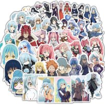 50pcs/Pack Cartoons Anime Girls Stickers Skateboard Suitcase Guitar Motorcycle Funny Waterproof Graffiti Sticker Kid Classic Toy