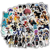 Japanese Anime Fairy Tail Waterproof Stickers Skateboard Suitcase Motorcycle Laptop Children Graffiti Stickers Kids Classic Toy