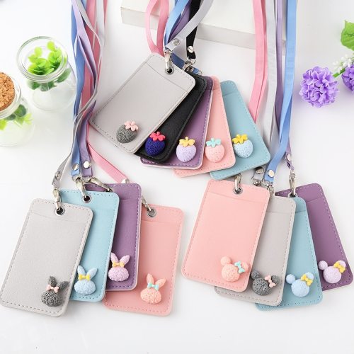 Cartoon Candy Leather Card Holder