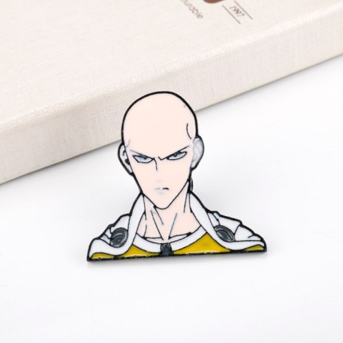 Anime One Punch Man Enamel Brooches