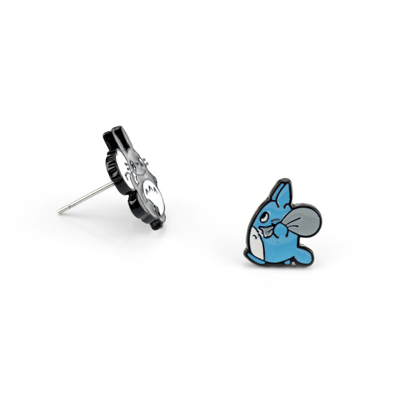 Cartoon One Punch Man Naruto Totoro Anime Stud Earrings
