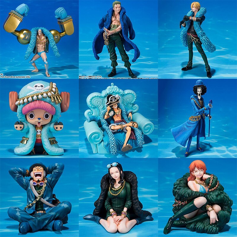 One Piece Figure Anime 20th Anniversary Ver Luffy Zoro Chopper