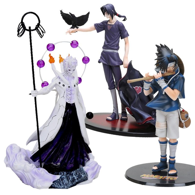 24 27cm Anime Naruto Action Figures Uchiha Obito Rikudousennin