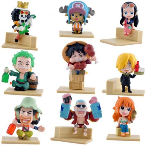 9pcs Anime One Piece Full Set Action Figures Model Toy