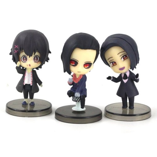 6pcs Lot Tokyo Ghoul Figure Toy Kaneki Ken Takizawa Juuzou Uta Furuta Keychains of characters from the show and manga tokyo ghoul.