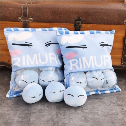 Anime That Time I Got Reincarnated As A Slime Tempest Rimuru Pillow Cushion Toy Doll Figure