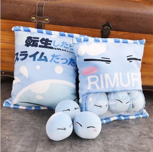 Anime That Time I Got Reincarnated As A Slime Tempest Rimuru Pillow Cushion Toy Doll Figure