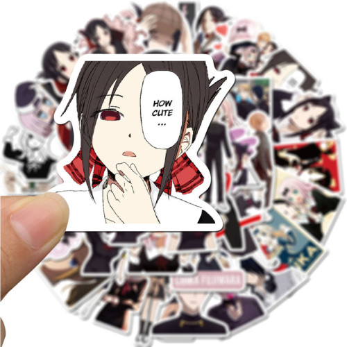 10 50pcs Anime Kaguya Sama Love Is War Diy Stickers