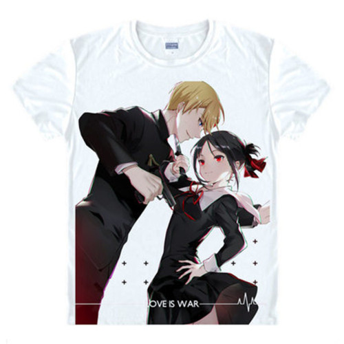 Anime Kaguya Sama Love Is War Shirogane Miyuki Shinomiya Kaguya Tensai Tachi No Ren T Shirt Anime Kaguya Sama Love Is War Shirogane Miyuki Shinomiya Kaguya Tensai Tachi No Ren T Shirt