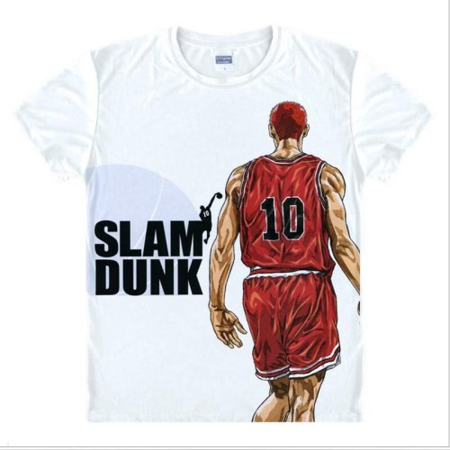 Shohoku Camisetas Estampadas Slam Dunk Akagi 