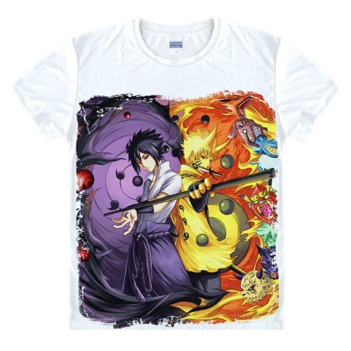 Anime Naruto Uchiha Sasuke Akatsuki Itachi Shuriken Uzumaki Boruto T Shirt