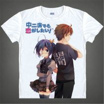 Anime Love Chunibyo And Other Delusions Demo Koi Ga Shitai  Takanashi Rikka Togashi Yuuta T-shirt